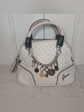 Guess Everlee Quilted Dome Satchel Bag VG493505